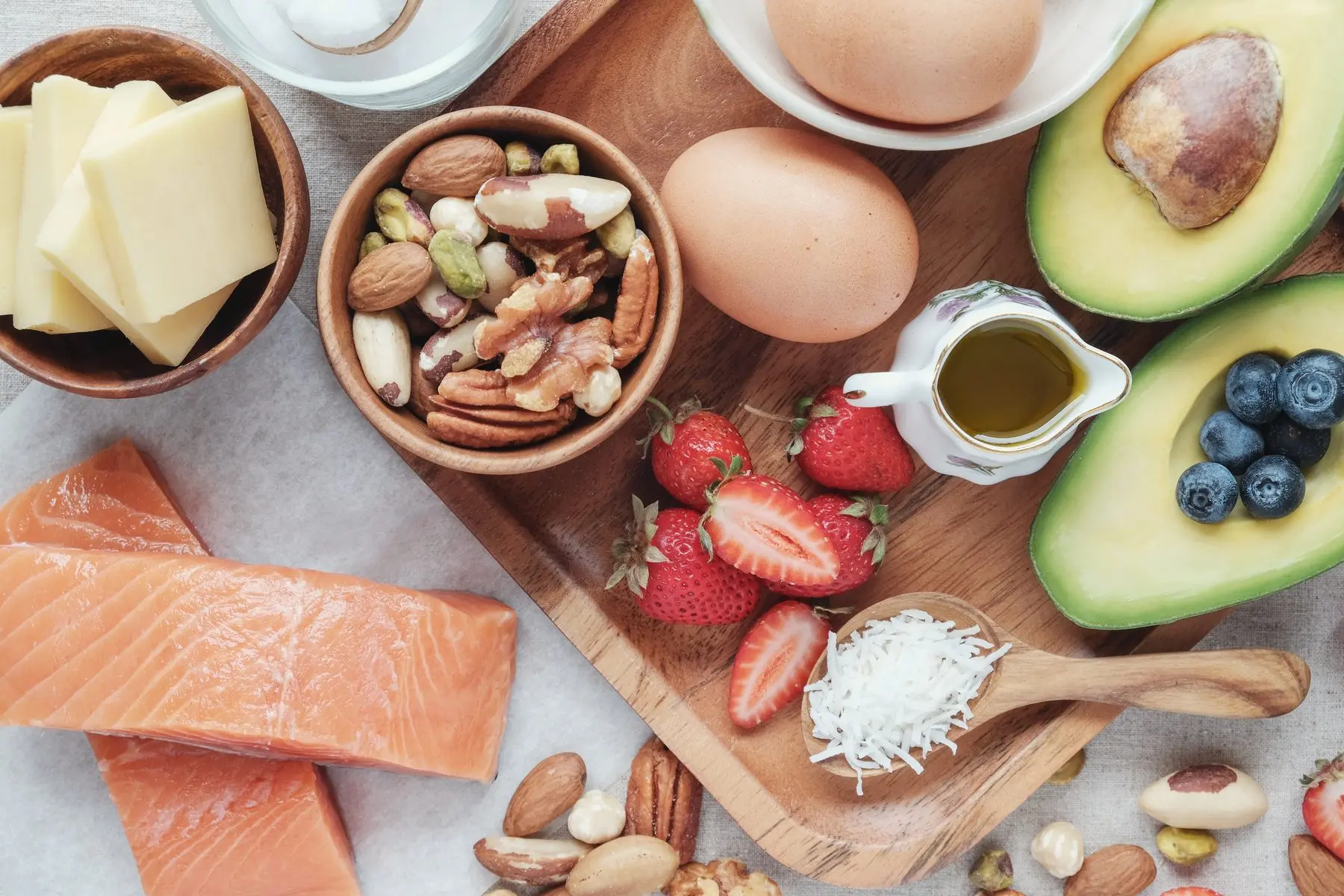 Alimentación cetogénica: imagen ilustrativa