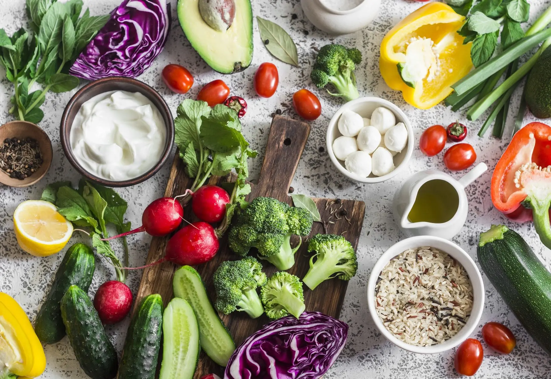 Vegetariana y vegana: imagen ilustrativa