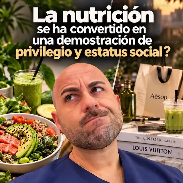 Publicación de Pablo Calonge, dietista-nutricionista, en Instagram (8 de octubre de 2026)